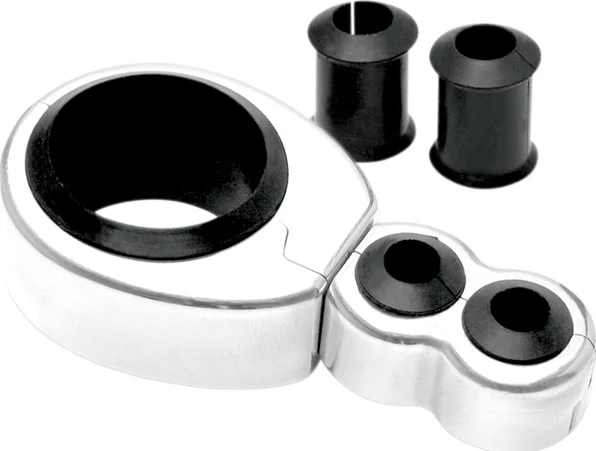 Single Throttle- Clutch Cable Clamps 1 -1 1-8 Silver, 2, nordicamoto.ro