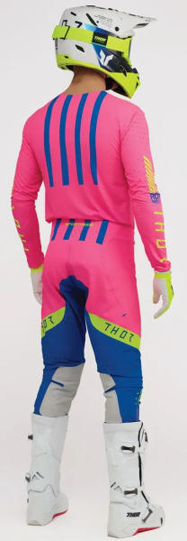 Tricou THOR Sportmode Flite Pink/Blue XL, 3, nordicamoto.ro