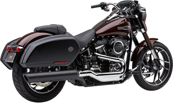909 Twins Slip-on Muffler Black, 1, nordicamoto.ro