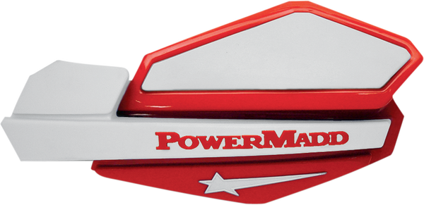 Star Series Handguards Red, White, 2, nordicamoto.ro