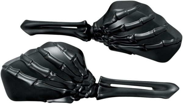 Skeleton Hand Mirrors Black, 1, nordicamoto.ro