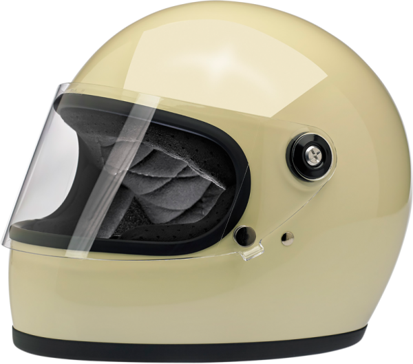 Gringo S Full Face Helmet Gloss Vintage White Medium Off-white M, 1, nordicamoto.ro