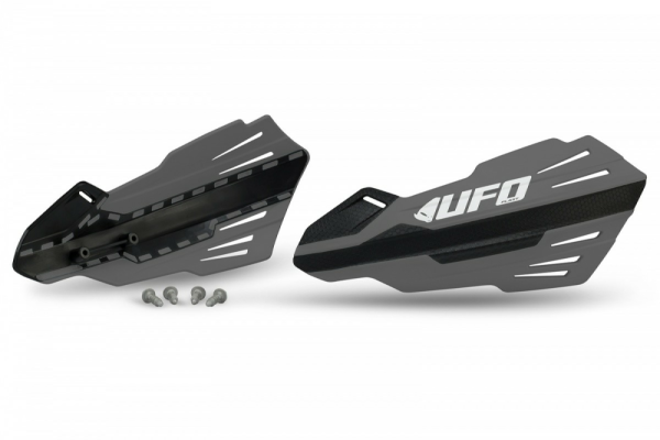 OEM KTM-stílusú fehér UFO kormányvédők, 2, nordicamoto.ro