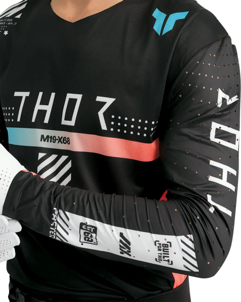 Tricou Thor Sportmode Synth Negru S, 10, nordicamoto.ro