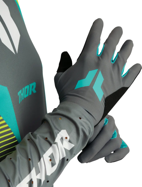 Thor Sportmode Iconic női kesztyű, szürke, XL, 9, nordicamoto.ro