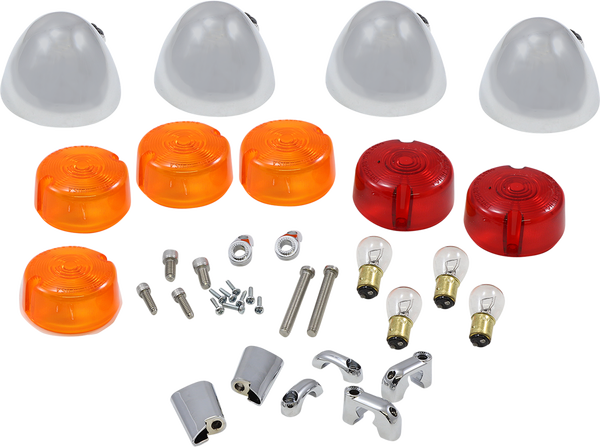 Complete Marker Light Kits Chrome, 1, nordicamoto.ro