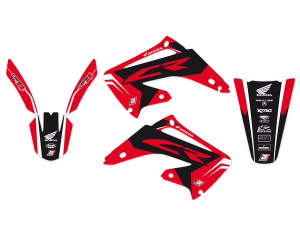 Dream 4 Graphics Kit Black, Red, White, 1, nordicamoto.ro