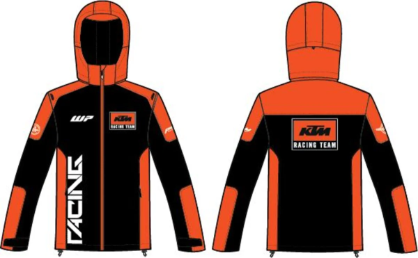 KTM Team Winter Orange Black kabát, M-es méret, 2, nordicamoto.ro