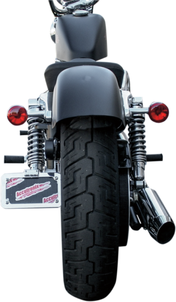 Side Mount License Plate With Led Tag Light White, 2, nordicamoto.ro