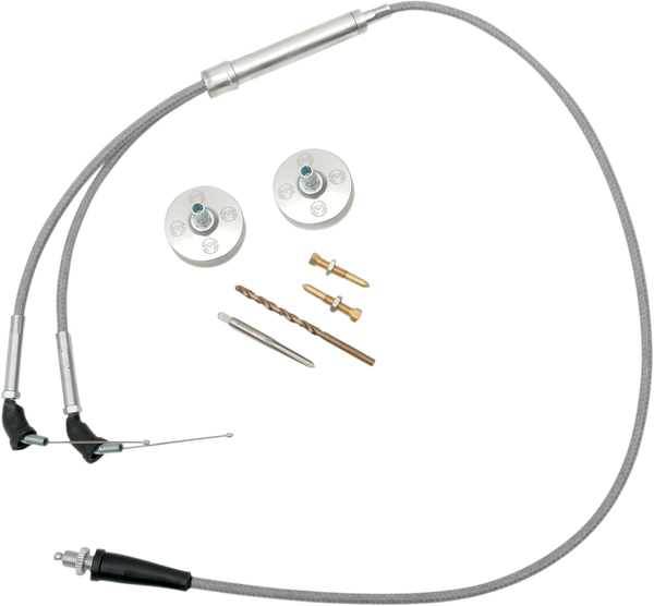 MOOSE RACING Carburetor Cap Kit Silver, 1, nordicamoto.ro