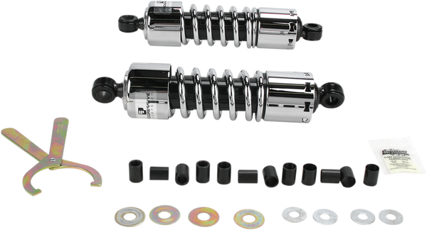 412 Series Cruiser Shocks Black, Chrome, 1, nordicamoto.ro