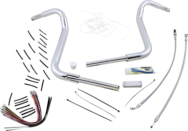 1-1/2(r) Ez Install Rounded Top Handlebar Kit Silver, 2, nordicamoto.ro