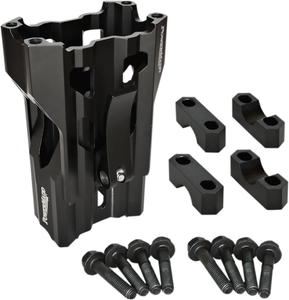 Adjustable Handlebar Riser Black, 1, nordicamoto.ro