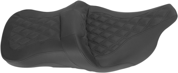 Heated Roadsofa Lattice Stitched Seat Black, 2, nordicamoto.ro