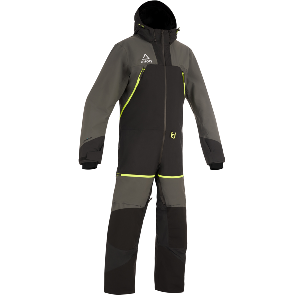 AMOQ Eclipse V3 Monosuit Dk Grey/Black/Hivis XS, 1, nordicamoto.ro