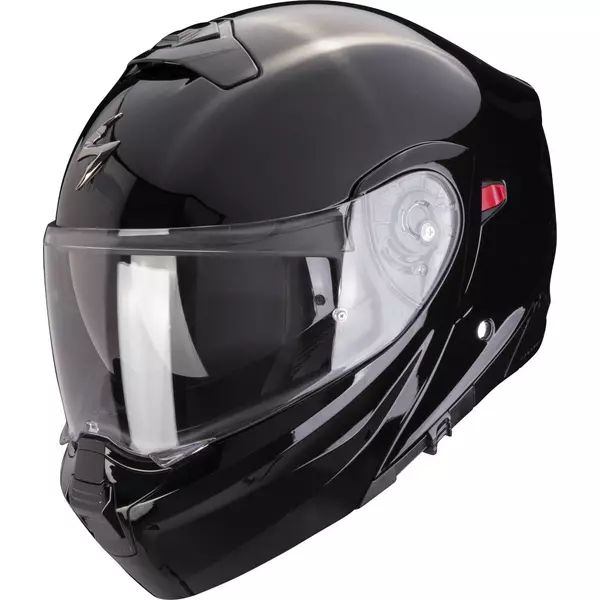 SCORPION EXO 930 EVO SOLID S felnyitható motorkerékpáros sisak, matt gyöngyházfekete, 3, nordicamoto.ro