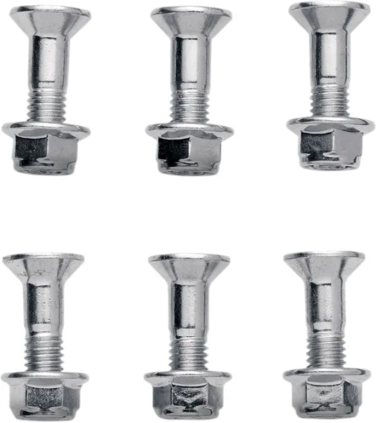 MOOSE RACING Sprocket Lock Bolt Kit Silver, 2, nordicamoto.ro