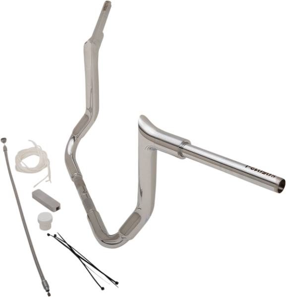 1-1/2(r) Ez Install Pointed Top Handlebar Kit Silver, 1, nordicamoto.ro