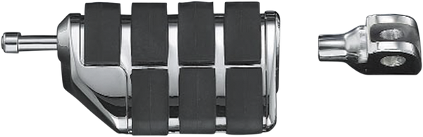 Footpeg Adapters Black, 1, nordicamoto.ro
