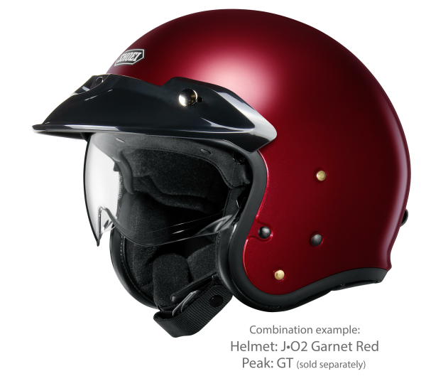 SHOEI J.O2 fúvóka-sisak, gránátvörös metál, S-es méret, 3, nordicamoto.ro