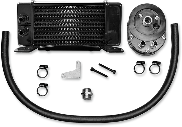 Oil Cooler Kit Black, 1, nordicamoto.ro