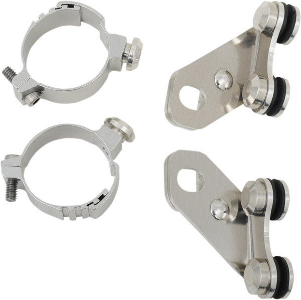 Independent Lowers Windshield Hardware Kit Chrome, 1, nordicamoto.ro