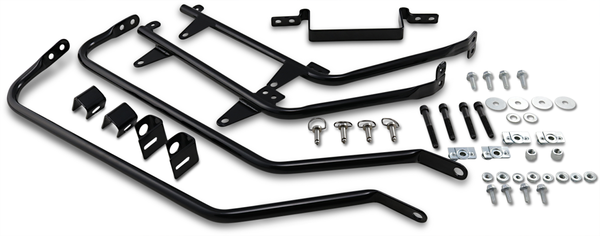 Baggertail Saddlebag Mount For Softail Models Black, 3, nordicamoto.ro