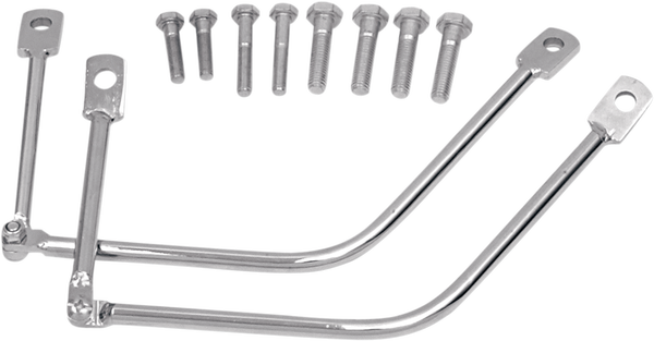S4 Universal Saddlebag Support Brackets Silver, 1, nordicamoto.ro