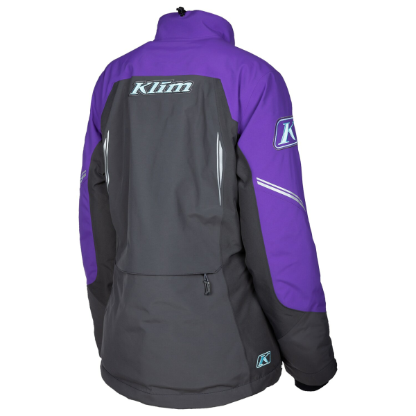 Klim Strata Insulated női motoros kabát, fekete – metál ezüst, 12, nordicamoto.ro