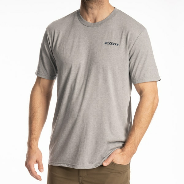 Tricou Klim Guts n' Glory Tri-blend Heathered Neptune - Monument, 1, nordicamoto.ro
