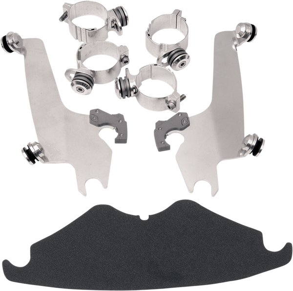Sportshield Trigger-lock Complete Mount Kit Polished, 1, nordicamoto.ro