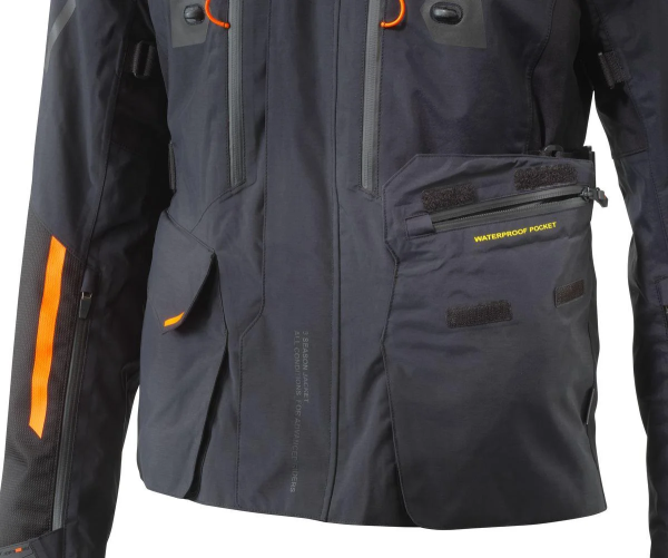 KTM ADV S V2 WP kabát, narancssárga/fekete, XL, 4, nordicamoto.ro