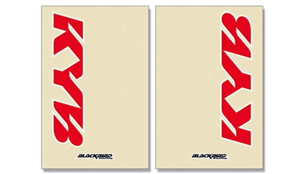 Fork Stickers Red, 1, nordicamoto.ro