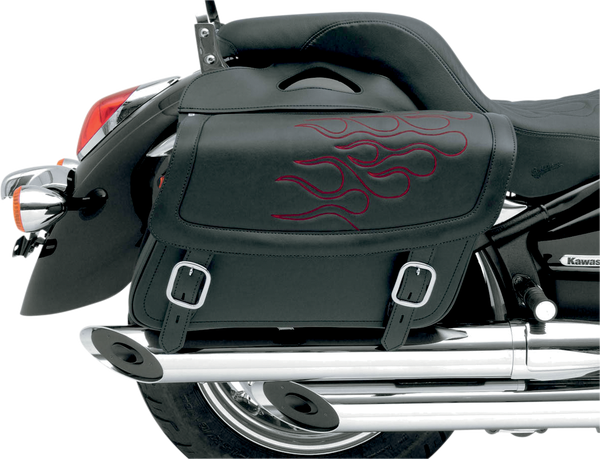 Highwayman Tattoo Saddlebags Black, Red Jumbo, 1, nordicamoto.ro
