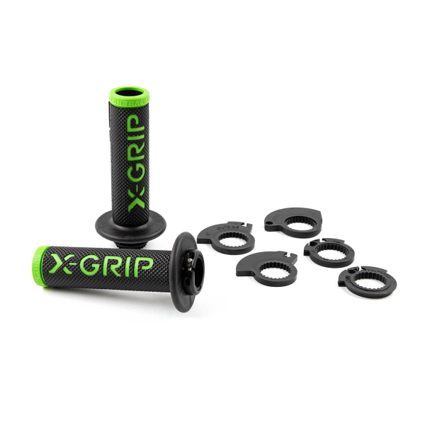 Mansoane Lock-On X-Grip Open End Albastru, 5, nordicamoto.ro