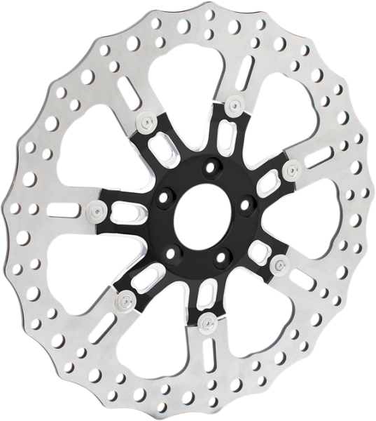Two-piece Floating Brake Rotor Black, 1, nordicamoto.ro