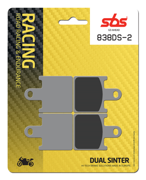 Ds Racing Dual Sintered Brake Pads, 1, nordicamoto.ro