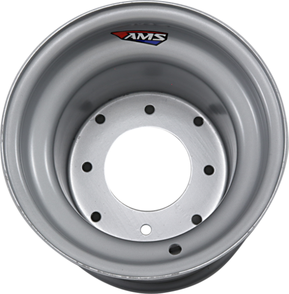 Steel Replacement Wheel Silver 9 x 9, 1, nordicamoto.ro