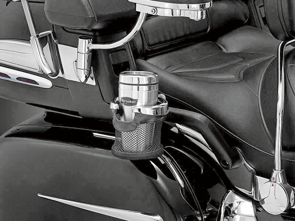 Passenger Seat Armrest Drink Holder Silver, 1, nordicamoto.ro