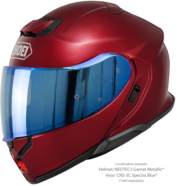 SHOEI NEOTEC3 felhajtható sisak, gránátvörös metál, XXL, 3, nordicamoto.ro