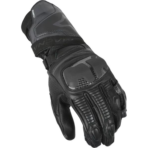 MACNA THANDOR perforált bőr sportkesztyű – Negru (fekete), S-es méret, 1, nordicamoto.ro