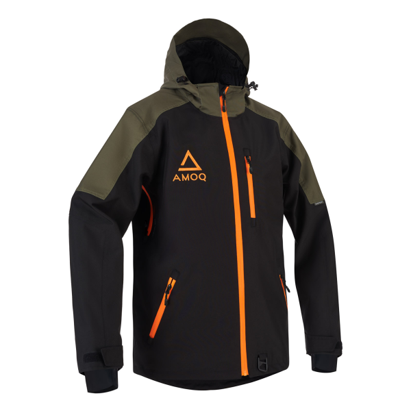 AMOQ Void V2 Jacket Military Green/Orange XS, 1, nordicamoto.ro