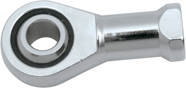 Self-aligning Chrome Rod End Silver, 2, nordicamoto.ro