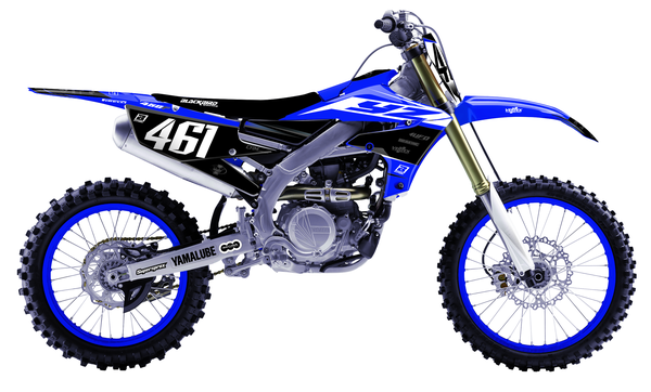 Replica Team Graphic Kits With Seat Covers Black, Blue, 2, nordicamoto.ro