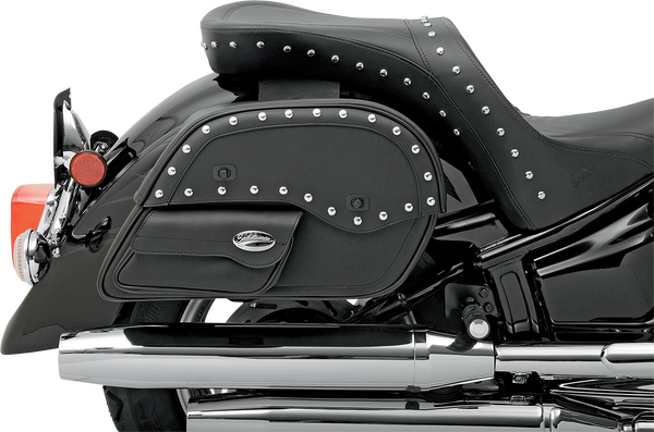 Desperado Slant Face Pouch Saddlebags Black L +, 5, nordicamoto.ro