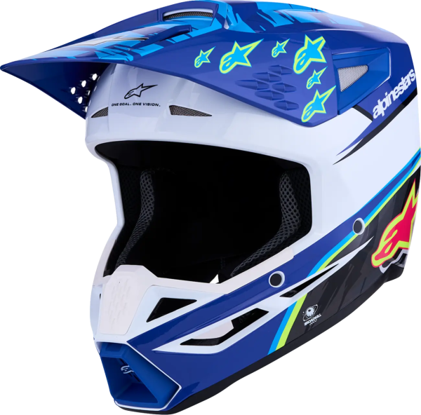 Alpinestars SM3 Falcon sisak, kék/fekete/rózsaszín, XL, 1, nordicamoto.ro