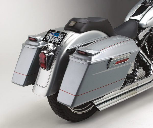 Baggertail Saddlebag Mount For Softail Models Black, 1, nordicamoto.ro