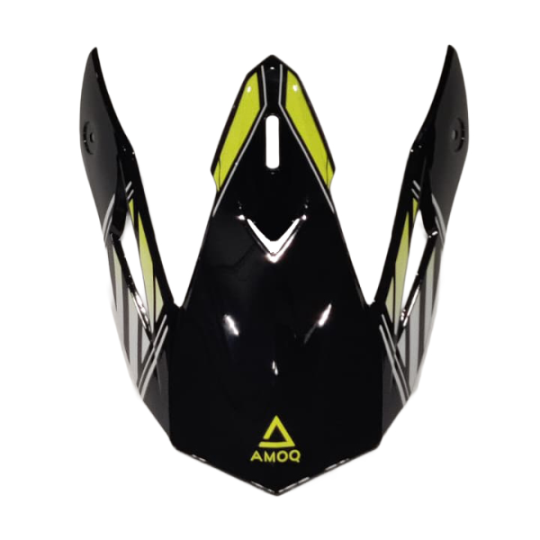 AMOQ Meteor V2 Peak Axis Fekete/HiVis – a tökéletes sisak azoknak a motorosoknak, akik a sebességért élnek., 1, nordicamoto.ro