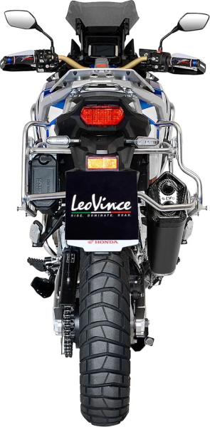 LeoVince LV-12 Black Edition Slip-On kipufogórendszer a Honda CRF1100L Africa Twin / Adventure Sports (2020–2025) modellhez, 3, nordicamoto.ro