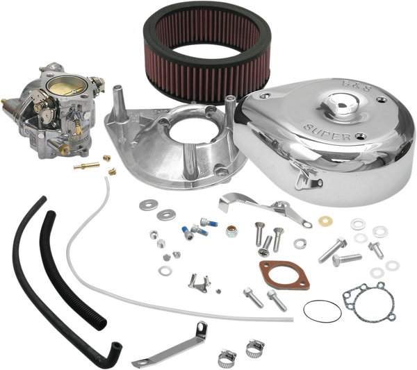 Super E Carburetor Kit W/o Manifold Silver, 2, nordicamoto.ro